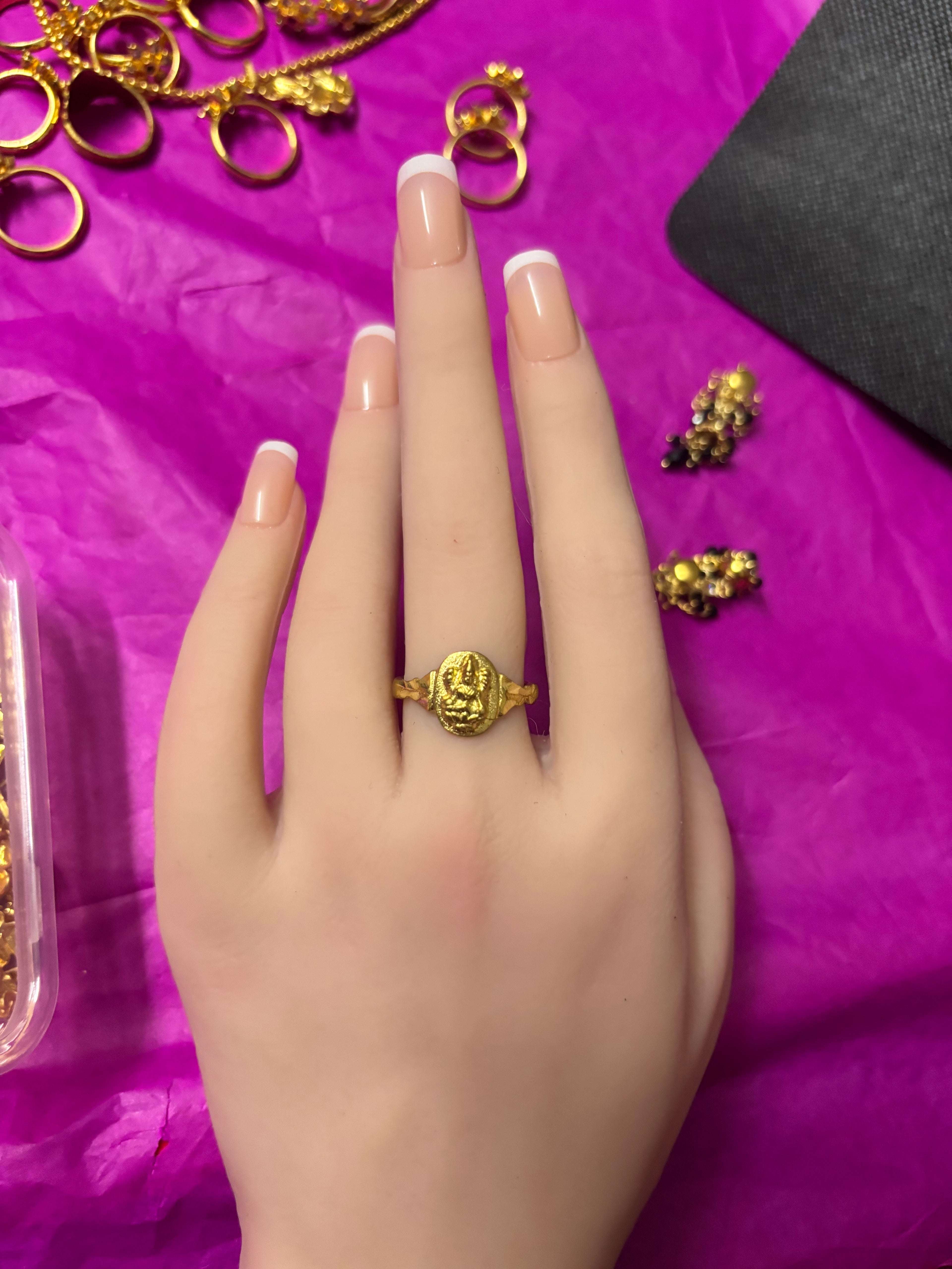 Pure pancha loha Laxmi Devi Rings