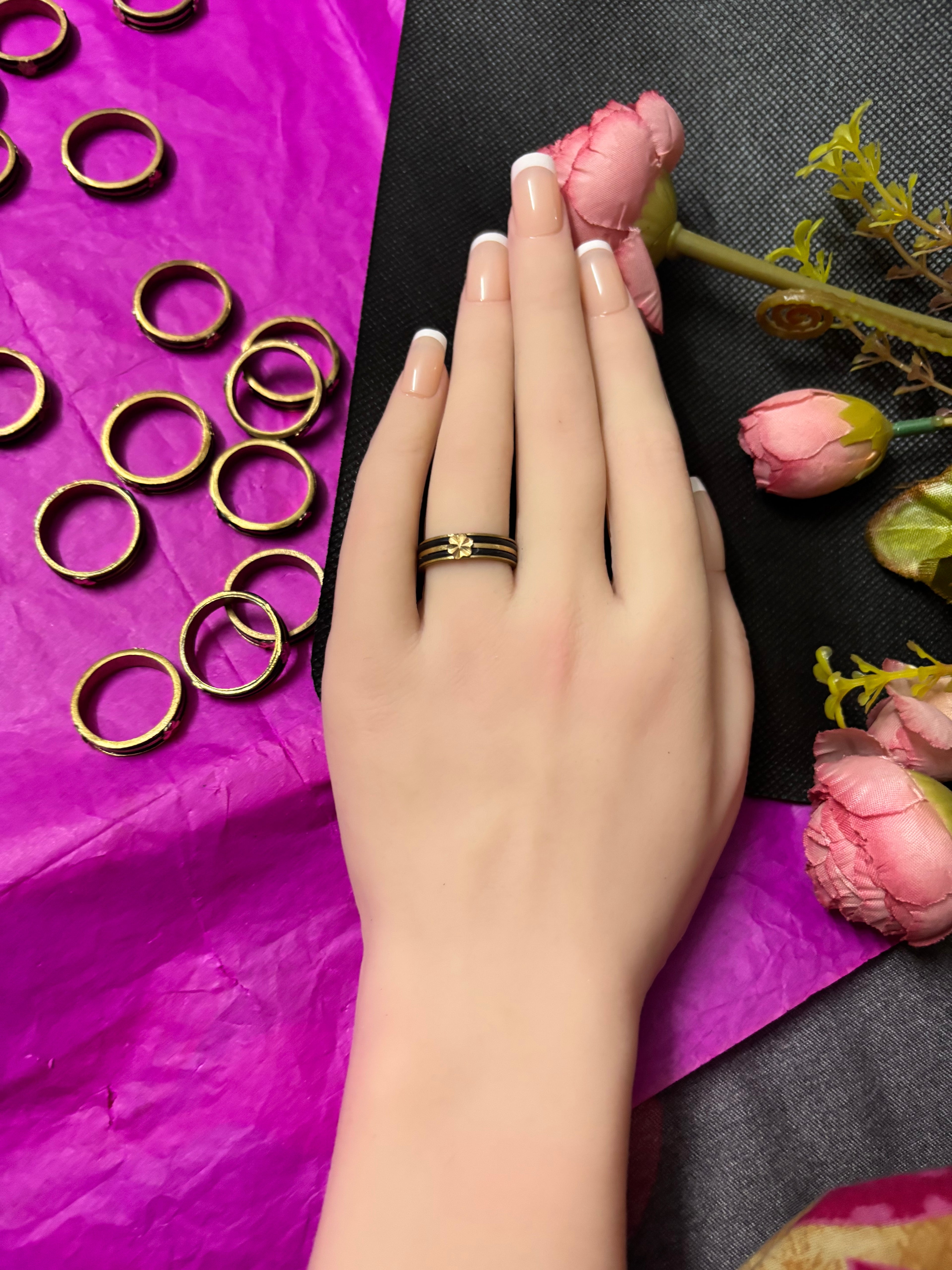 Pure PanchaLoha Elephant Hair Rings