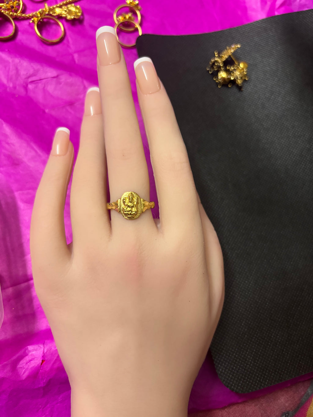 Pure pancha loha Laxmi Devi Rings