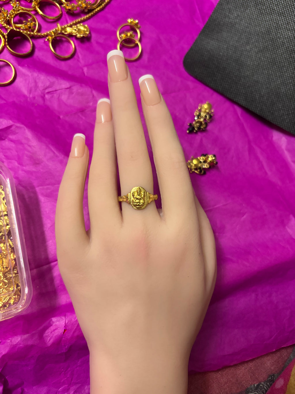 Pure pancha loha Laxmi Devi Rings