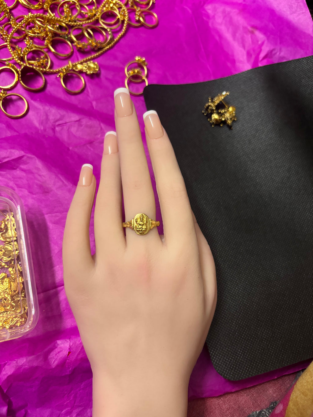 Pure pancha loha Laxmi Devi Rings