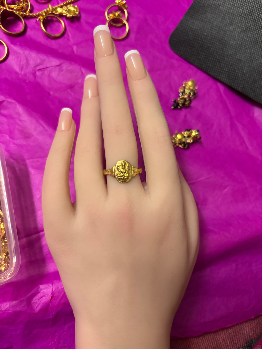 Pure pancha loha Laxmi Devi Rings