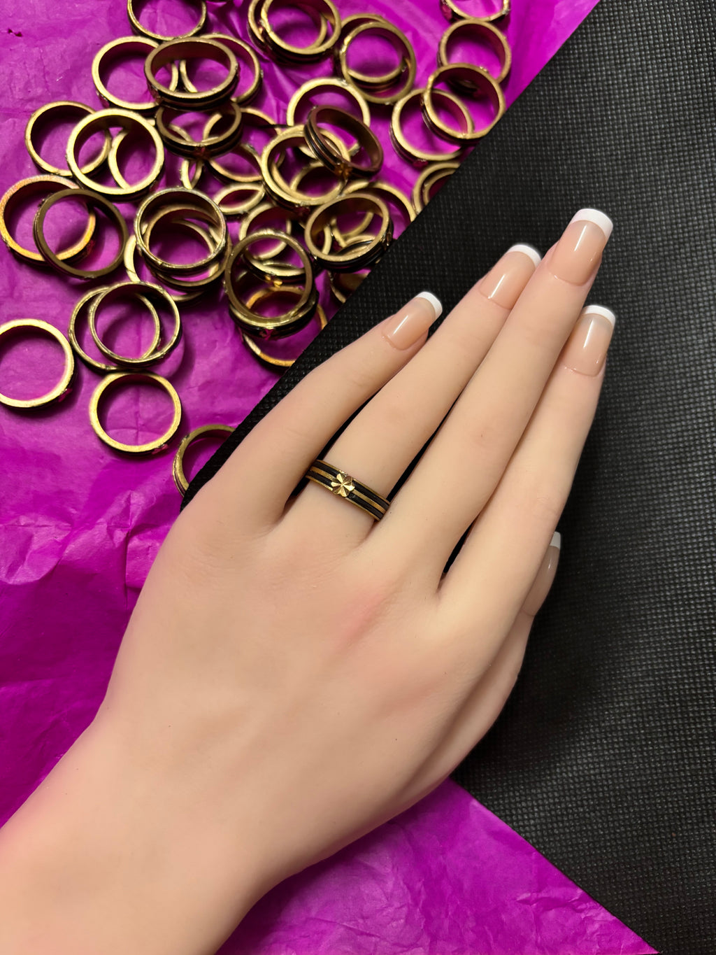 Pure PanchaLoha Elephant Hair Rings