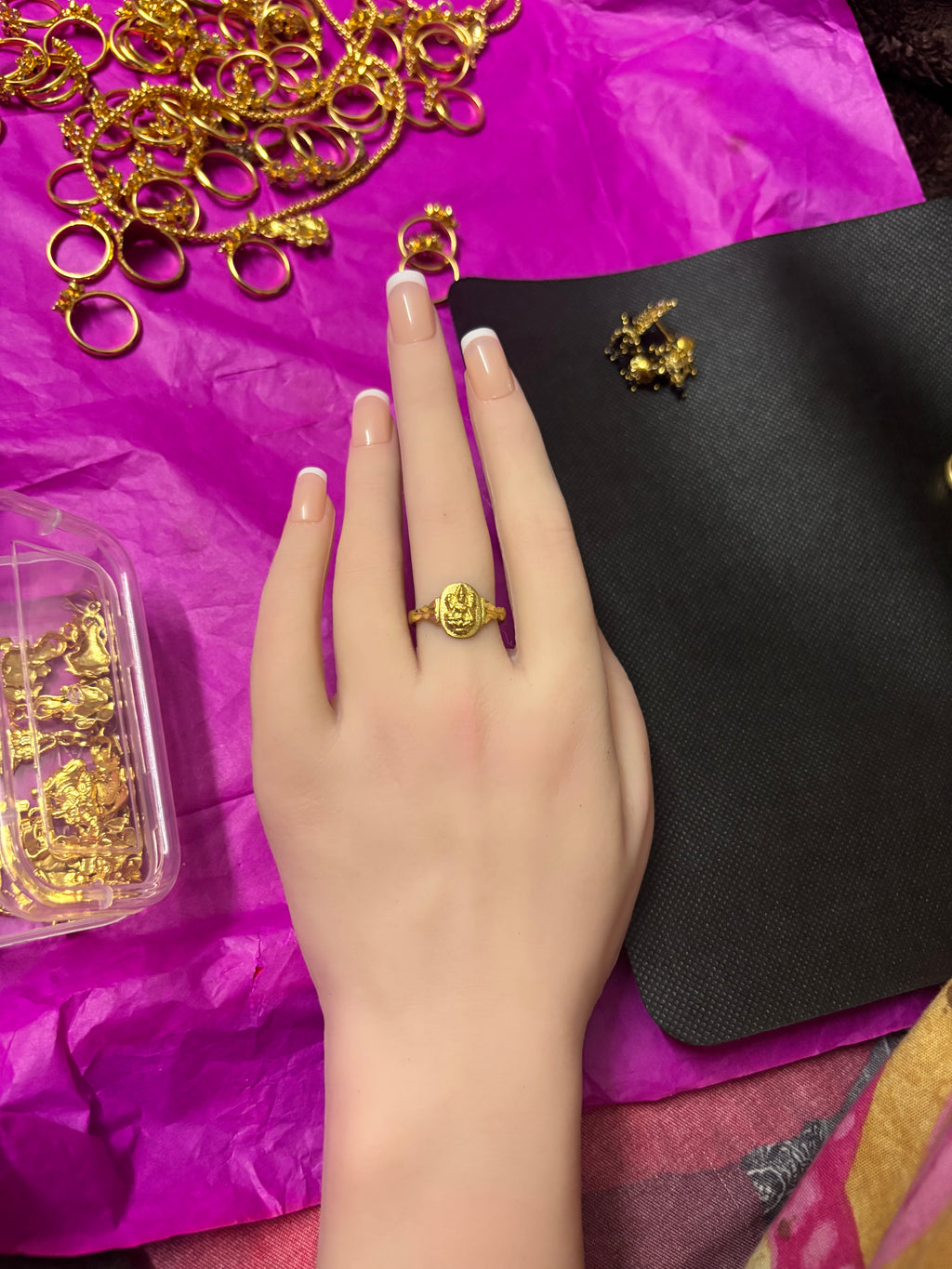 Pure pancha loha Laxmi Devi Rings